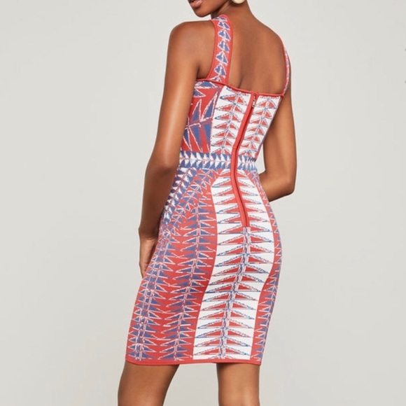 BCBG MAXAZRIA PADMA BANDAGE DRESS - Picture 4 of 4